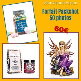 Forfait Packshot 50 photos "Boîte à lumière"
