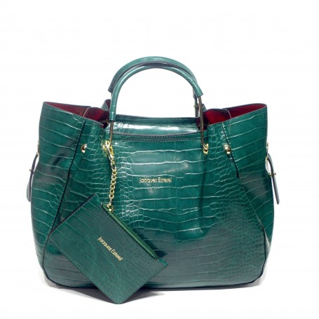 Jacques Esterel - Sac à main 3 en 1 Croco - Vert