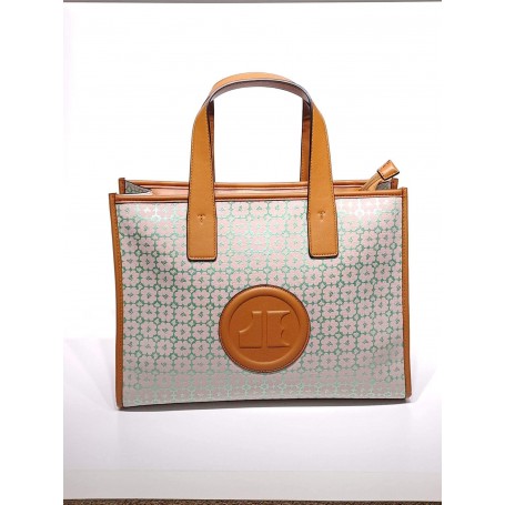 Sac cabas vert et rose