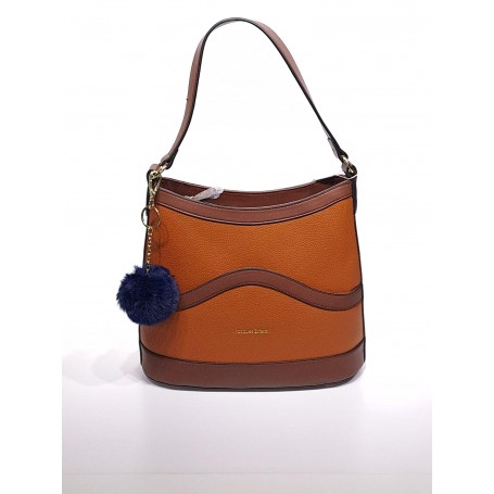 Jacques Esterel - Sac seau pompon - gold