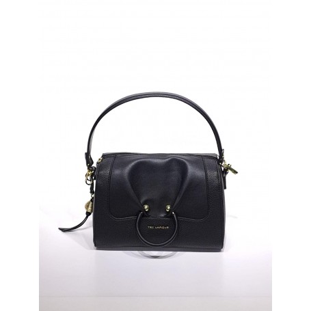 Ted Lapidus - Sac bowling porté main et bandoulière - noir