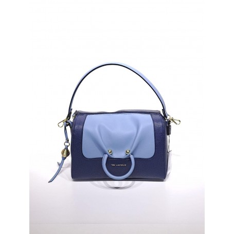 Ted Lapidus - Sac bowling porté main et bandoulière - marine