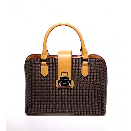 Ted Lapidus - Sac a main Fidélio - marron