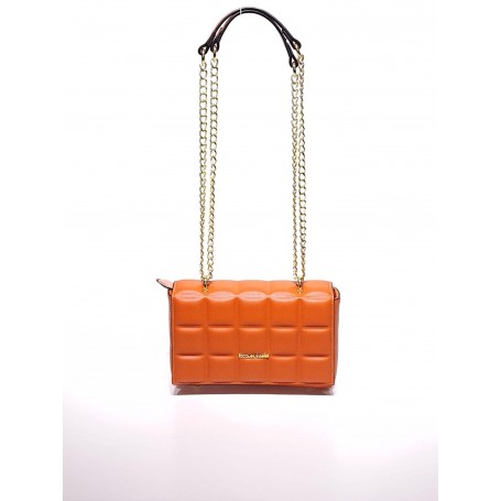 Jacques Esterel - Mini sac matelassé avec chaine - orange