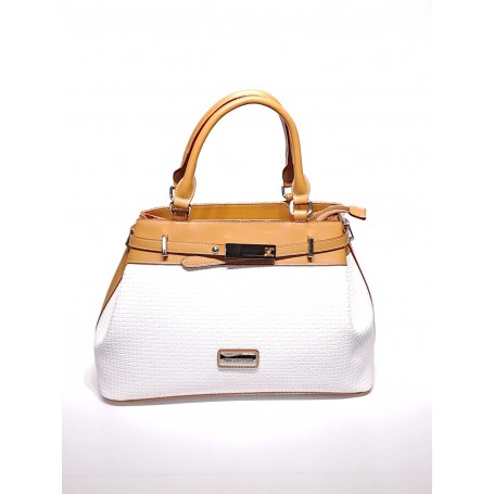 Ted Lapidus - Sac a main Fidélio - blanc