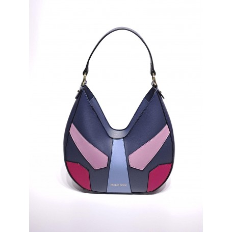 Jacques Esterel - Sac porté épaule- marine