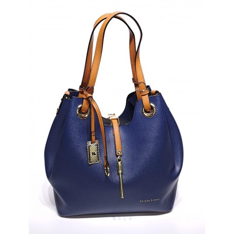 Jacques Esterel - Sac clé porté épaule - marine 