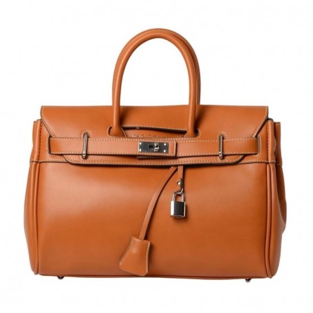 Mac Douglas - sac a main en cuir - marron