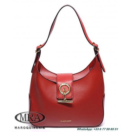 Jacques Esterel - sac porté épaule original - rouge