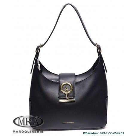 Jacques Esterel - sac porté épaule original - noir